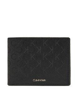 Duży Portfel Męski Calvin Klein Trifold 10Cc W/Coin K50K512684 Czarny ze sklepu eobuwie.pl w kategorii Portfele męskie - zdjęcie 177592719