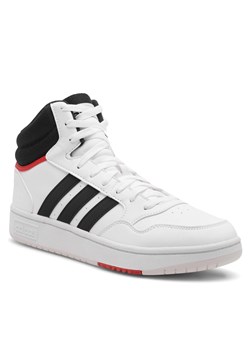 Sneakersy adidas HOOPS 3.0 MID GY5543 Biały ze sklepu eobuwie.pl w kategorii Buty sportowe męskie - zdjęcie 177592859