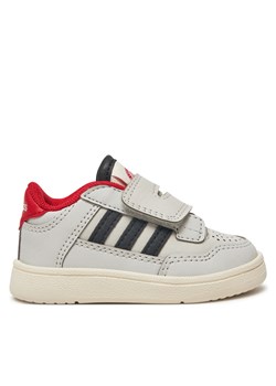 Sneakersy adidas Rapid Court JS0638 Szary ze sklepu eobuwie.pl w kategorii Buty sportowe dziecięce - zdjęcie 177593078