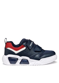 Sneakersy Geox J Illuminus J55GVA 014BU C0735 D Granatowy ze sklepu eobuwie.pl w kategorii Buty sportowe dziecięce - zdjęcie 177593335