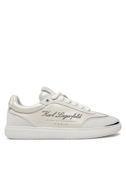 Sneakersy KARL LAGERFELD Atlas KL63822 Biały ze sklepu eobuwie.pl w kategorii Buty sportowe damskie - zdjęcie 177593447