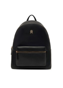 Plecak Tommy Hilfiger Th Logotape Backpack AW0AW17163 Czarny ze sklepu eobuwie.pl w kategorii Plecaki - zdjęcie 177593778