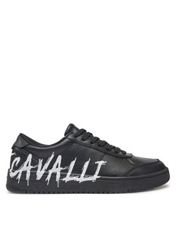 Sneakersy Just Cavalli 78QA3SM5 ZP397 Czarny ze sklepu eobuwie.pl w kategorii Buty sportowe męskie - zdjęcie 177593817