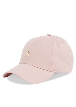 Czapka z daszkiem Tommy Hilfiger Elevated Chic Cap AW0AW17128 Różowy ze sklepu eobuwie.pl w kategorii Czapki z daszkiem damskie - zdjęcie 177593869