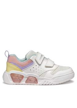 Sneakersy Geox J Illuminus J55HPA 014BU C0653 D Biały ze sklepu eobuwie.pl w kategorii Buty sportowe dziecięce - zdjęcie 177593976