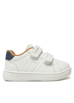 Sneakersy Tommy Hilfiger Low Cut Velcro Sneaker T1X9-33835-1355 M Biały ze sklepu eobuwie.pl w kategorii Buty sportowe dziecięce - zdjęcie 177593977