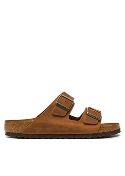 Klapki Birkenstock Arizona Leoi 1028272 Brązowy ze sklepu eobuwie.pl w kategorii Klapki męskie - zdjęcie 177594366