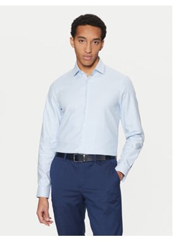 Calvin Klein Koszula K10K113854 Błękitny Slim Fit ze sklepu MODIVO w kategorii Koszule męskie - zdjęcie 177594568