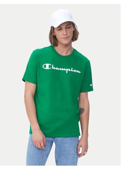 Champion T-Shirt 217146 Zielony Comfort Fit ze sklepu MODIVO w kategorii T-shirty męskie - zdjęcie 177595406