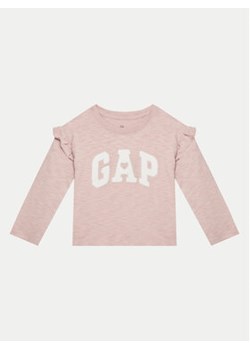 Gap Bluzka 626254 Różowy Regular Fit ze sklepu MODIVO w kategorii Bluzki dziewczęce - zdjęcie 177595585