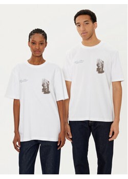 Filling Pieces T-Shirt Unisex Gardener 7449985 Biały Regular Fit ze sklepu MODIVO w kategorii Bluzki damskie - zdjęcie 177595599