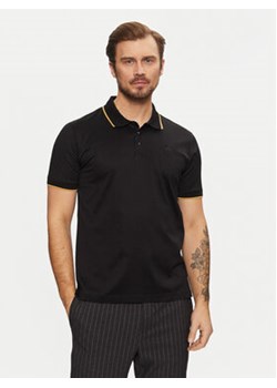 KARL LAGERFELD Polo 745080 551200 Czarny Regular Fit ze sklepu MODIVO w kategorii T-shirty męskie - zdjęcie 177600067