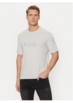 BOSS T-Shirt 50531271 Szary Regular Fit ze sklepu MODIVO w kategorii T-shirty męskie - zdjęcie 177606897