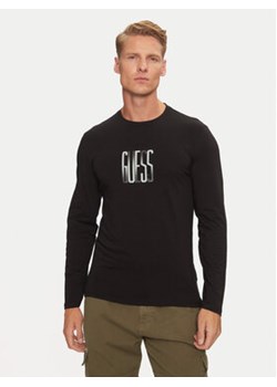 Guess Longsleeve M4BI34 J1314 Czarny Slim Fit ze sklepu MODIVO w kategorii T-shirty męskie - zdjęcie 177610109