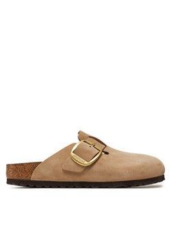 Birkenstock Klapki Boston Big Buckle Lenb 1028052 Beżowy ze sklepu MODIVO w kategorii Klapki damskie - zdjęcie 177610156