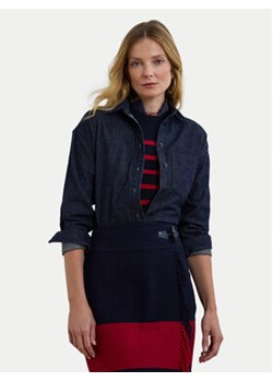 LAUREN RALPH LAUREN Koszula jeansowa 200957620 Granatowy Relaxed Fit ze sklepu MODIVO w kategorii Koszule damskie - zdjęcie 177610547