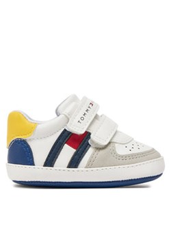 Tommy Hilfiger Sneakersy Flag Low Sneaker T0B9-33830-1755 Biały ze sklepu MODIVO w kategorii Buty sportowe dziecięce - zdjęcie 177611436