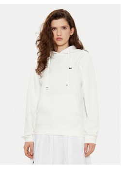 Lacoste Bluza SF8346 Écru Regular Fit ze sklepu MODIVO w kategorii Bluzy damskie - zdjęcie 177611656