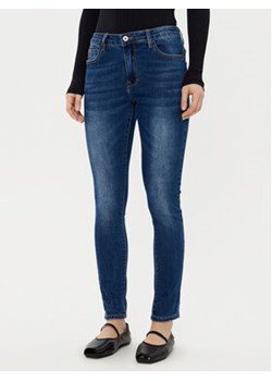 Please Jeansy P8361HOM31 Granatowy Skinny Fit ze sklepu MODIVO w kategorii Jeansy damskie - zdjęcie 177612726