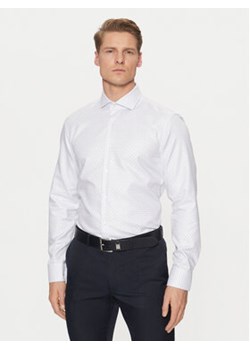 BOSS Koszula 50533039 Biały Slim Fit ze sklepu MODIVO w kategorii Koszule męskie - zdjęcie 177616345