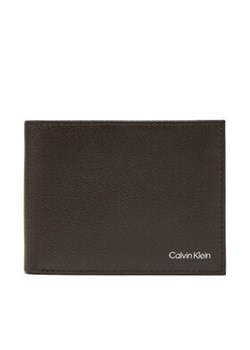 Calvin Klein Duży Portfel Męski Warmth Bifold 5cc W/Coin L K50K512790 Brązowy ze sklepu MODIVO w kategorii Portfele męskie - zdjęcie 177616609