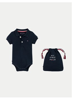 Tommy Hilfiger Body dziecięce KN0KN01984 Granatowy ze sklepu MODIVO w kategorii Body niemowlęce - zdjęcie 177617706