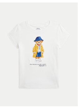 Polo Ralph Lauren T-Shirt 312957377001 Biały Regular Fit ze sklepu MODIVO w kategorii Bluzki dziewczęce - zdjęcie 177618425