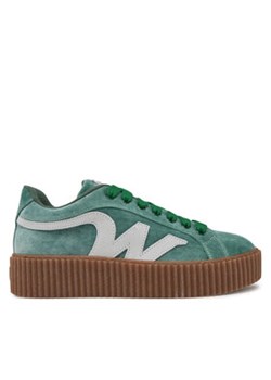 Weekend Max Mara Sneakersy 2515761094600 Zielony ze sklepu MODIVO w kategorii Buty sportowe damskie - zdjęcie 177618695