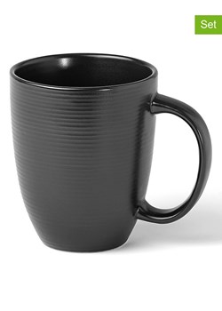 Laguiole Kubki jumbo (6 szt.) &quot;Aya&quot; w kolorze czarnym - 435 ml ze sklepu Limango Polska w kategorii Kubki - zdjęcie 177621076
