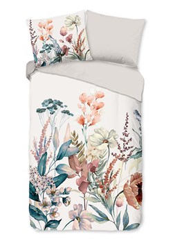 Good Morning Komplet pościeli flanelowej "Aime" w kolorze beżowo-białym ze sklepu Limango Polska w kategorii Pościele - zdjęcie 177623166