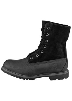Timberland Skórzane botki &quot;Authentics Teddy&quot; w kolorze czarno-antracytowym ze sklepu Limango Polska w kategorii Workery damskie - zdjęcie 177623825