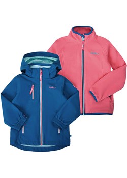 Peek U Kurtka funkcyjna 3w1 "Celeste" w kolorze niebiesko-różowym ze sklepu Limango Polska w kategorii Kurtki dziewczęce - zdjęcie 177624979