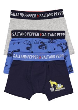 Salt and Pepper Bokserki (3 pary) w kolorze niebiesko-szarym ze sklepu Limango Polska w kategorii Majtki dziecięce - zdjęcie 177625589