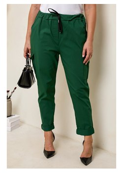 Curvy Lady Bojówki w kolorze zielonym ze sklepu Limango Polska w kategorii Spodnie damskie - zdjęcie 177626657
