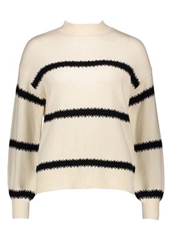 ONLY Sweter w kolorze kremowo-czarnym ze sklepu Limango Polska w kategorii Swetry damskie - zdjęcie 177627299
