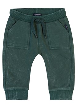 Noppies Spodnie dresowe "Grisel" w kolorze zielonym ze sklepu Limango Polska w kategorii Spodnie i półśpiochy - zdjęcie 177631757