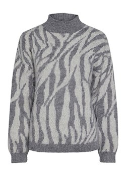 Pieces Sweter w kolorze szarym ze sklepu Limango Polska w kategorii Swetry damskie - zdjęcie 177632728