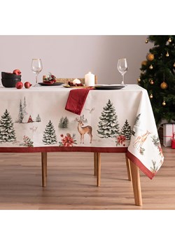 Mint Rugs Obrus &quot;Christmas Snowball&quot; w kolorze biało-zielonym ze sklepu Limango Polska w kategorii Obrusy i bieżniki - zdjęcie 177633275