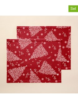 Mint Rugs Podkładki stołowe (2 szt.) w kolorze czerwonym - 50 x 40 cm ze sklepu Limango Polska w kategorii Podkładki na stół - zdjęcie 177633356