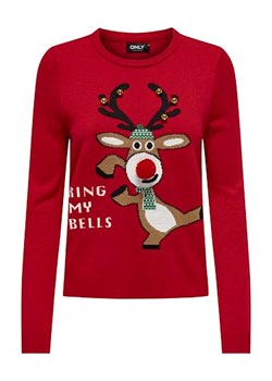 ONLY Sweter w kolorze czerwonym ze sklepu Limango Polska w kategorii Swetry damskie - zdjęcie 177634647
