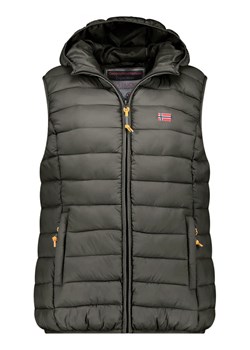 Geographical Norway Kamizelka pikowana &quot;Vatikolor&quot; w kolorze khaki ze sklepu Limango Polska w kategorii Kamizelki damskie - zdjęcie 177635136