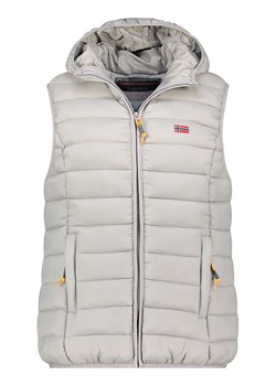 Geographical Norway Kamizelka pikowana &quot;Vatikolor&quot; w kolorze jasnoszarym ze sklepu Limango Polska w kategorii Kamizelki damskie - zdjęcie 177635148