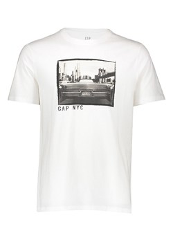 GAP Koszulka w kolorze białym ze sklepu Limango Polska w kategorii T-shirty męskie - zdjęcie 177636318