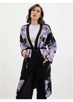 orsay Kardigan w kolorze czarno-lawendowym ze sklepu Limango Polska w kategorii Swetry damskie - zdjęcie 177636398