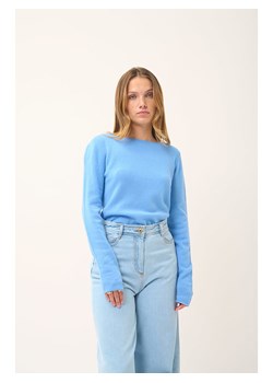 Just Cashmere Kaszmirowy sweter "Grace" w kolorze błękitnym ze sklepu Limango Polska w kategorii Swetry damskie - zdjęcie 177637547