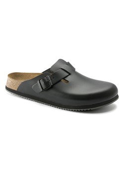 Birkenstock Skórzane chodaki &quot;Boston&quot; w kolorze czarnym ze sklepu Limango Polska w kategorii Klapki męskie - zdjęcie 177638235