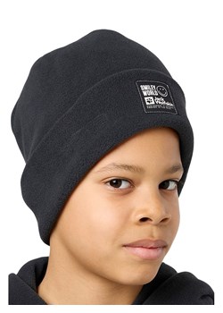 Jack Wolfskin Czapka beanie &quot;Smileyworld&quot; w kolorze czarnym ze sklepu Limango Polska w kategorii Czapki dziecięce - zdjęcie 177641267