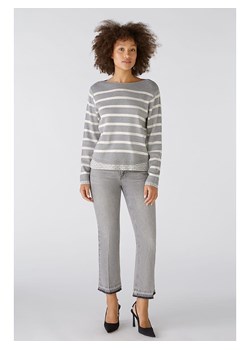 Oui Sweter w kolorze szaro-białym - id: 16495332 - marki Limango Polska - 177642307 Oui Sweter w kolorze szaro-białym ze sklepu Limango Polska w kategorii Swetry damskie - zdjęcie 177642307