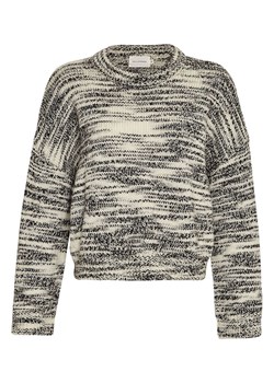 MOSS COPENHAGEN Wełniany sweter &quot;Annasol&quot; w kolorze kremowo-czarnym ze sklepu Limango Polska w kategorii Swetry damskie - zdjęcie 177642637