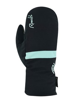 Roeckl SPORTS Rękawice narciarskie &quot;Comano GTX&quot; w kolorze czarno-turkusowym ze sklepu Limango Polska w kategorii Rękawiczki męskie - zdjęcie 177644475